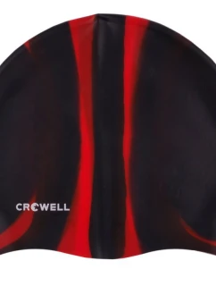 Crowell Multi-Flame-01 Silikónová plavecká čiapka