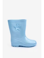 Dziecięce Gumowe Kalosze Jasnoniebieskie Malvi