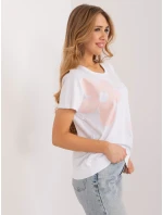 Blúzka RV BZ 9628.26X biela a ružová Blúzka RV BZ 9628.26X biela a ružová