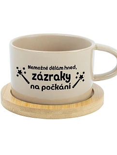 I CAN'T DO IT NOW, I CAN'T DO IT WAIT - krémový pohár na makrónky 200 ml