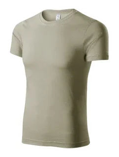 Tričko s farbou unisex svetlá khaki