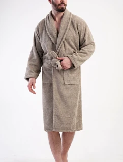 Pánsky župan so šálovým golierom Oskar Beige - Vienetta