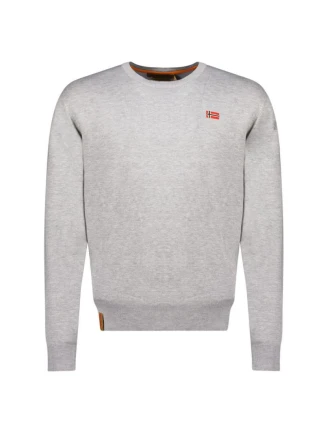 Geografické Nórsko Mikina Ferasmo DB 246 M WY1172H/GN-Light Grey