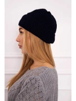 Tenká čiapka Oliwia K252 tmavo modrá