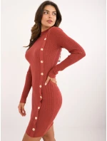 Šaty AT SK 2345 2.32 tmavo oranžová