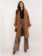 Dámsky kabát TW EN BI 2209.71P Brown camel - Och Bella