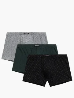 Atlantic 3MH-197 3-pack farba:smaragdová/čierna/sivá