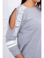 Dievča Revolution šedá sada Dievča Revolution šedá sada