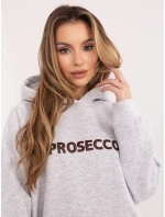 Mikina RV BL A1034.30 melanžová sivá