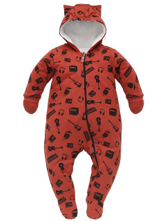 Pinocchio Let's Rock Warm Overall Red