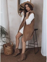 Dámska vesta ARTEMI camel FashionStreet TY4104 Dámska vesta ARTEMI camel FashionStreet TY4104