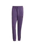 Pánske tričko adidas Essentials 3-Stripes Fleece purple JX0750