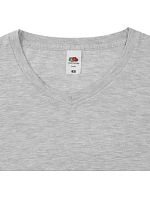 Fruit of the Loom Iconic 150 V-Neck T Tričko s výstrihom do V 16.1442 biele