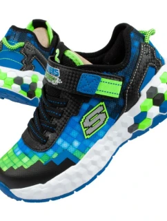 Topánky Skechers Minecraft LED Jr 402204L/BBLM