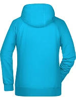 Daiber 8023 Dámska mikina s raglánovými rukávmi a kapucňou 02.8023 turquoise Daiber 8023 Dámska mikina s raglánovými rukávmi a kapucňou 02.8023 turquoise