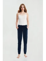 Vamp - Zamatové nohavice s vysokým pásom 21192 - Vamp Vamp - Zamatové nohavice s vysokým pásom 21192 - Vamp