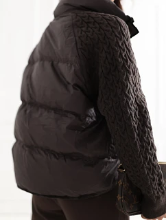 Bunda MBM KR 0508.00P, tmavohnedá