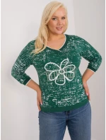 Blúzka RV BZ 9442.27 tmavozelená