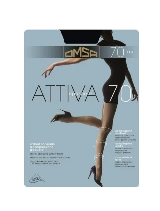 Dámske pančuchové nohavice Omsa Attiva 70 deň 2-5