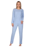 Dámske pyžamo Regina 643 long/r froté 2XL
