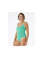 RIP CURL Premium Surf Cheeky One Piece Zelené plavky