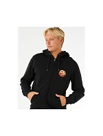 Mikina RIP CURL Wettie Passage Icon Zip Thru, čierna Mikina RIP CURL Wettie Passage Icon Zip Thru, čierna