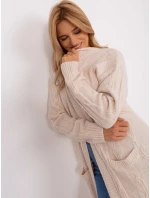 Cardigan AT SW 2395.30 svetlo béžová