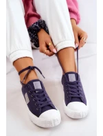 Classic Women's Sneakers BIG STAR JJ274494 Navy Blue Classic Women's Sneakers BIG STAR JJ274494 Navy Blue