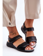 Sandále Classic Dry Zip S.Barski Black