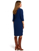 S189 Blejzrové šaty - čierne