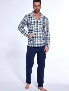 Cornette 114/77 dĺžka/r 3XL-5XL pyžamo na zips