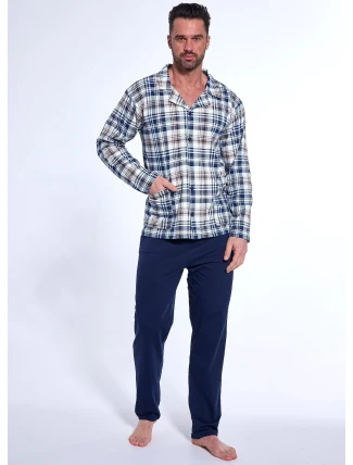 Cornette 114/77 dĺžka/r 3XL-5XL pyžamo na zips