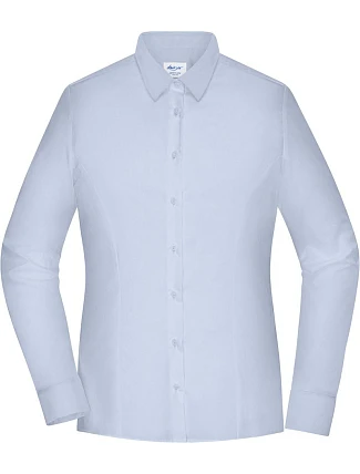 Daiber JN 1371 Popelínová blúzka slim fit s dlhými rukávmi 02.1371 svetlo modrá Daiber JN 1371 Popelínová blúzka slim fit s dlhými rukávmi 02.1371 svetlo modrá