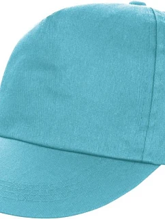 Result Headwear RC 080X – 5-panelová polyesterová čiapka s výložníkom 28.080X aqua