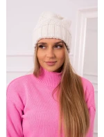 Dámska čiapka Danuta K331 light ecru