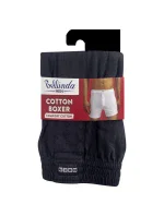 Voľné pánske bavlnené boxerky COTTON BOXER - Bellinda - čierna