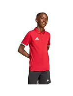 Detské tričko adidas Entrada 26 Polo červené JZ6626 Detské tričko adidas Entrada 26 Polo červené JZ6626
