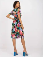 Šaty DHJ SK 13162.92 čierna a červená