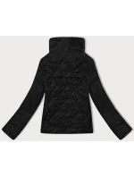 Čierna dámska tenká bunda so stojačikom S'West (B8363-1)