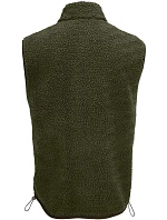 SOL'S Fury Bodywarmer Fleecová vesta Sherpa 25.4041 armádna/tmavoarmádna SOL'S Fury Bodywarmer Fleecová vesta Sherpa 25.4041 armádna/tmavoarmádna