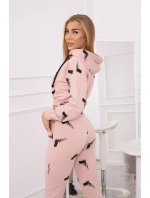 Sada s potlačou pištole tmavo púdrovo ružová Sada s potlačou pištole tmavo púdrovo ružová