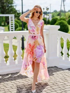 Dámske šaty SUK0401 58D /198336 Multicolor - Roco Fashion