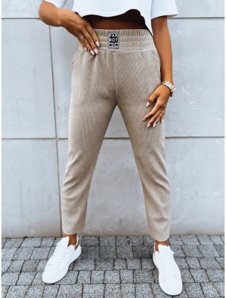 Dámske tepláky MOONLIGHT beige FashionStreet UY1644