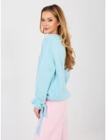 Jumper MI SW 1512.28 svetlomodrý Jumper MI SW 1512.28 svetlomodrý