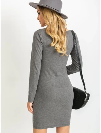 Šaty RV SK 5079.13P tmavosivé