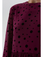Monnari Dress Dievčenské šaty z priehľadnej látky Multi Purple
