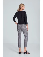 Dámske nohavice M712 Vzor 115 žlto-čierna kocka - Figl