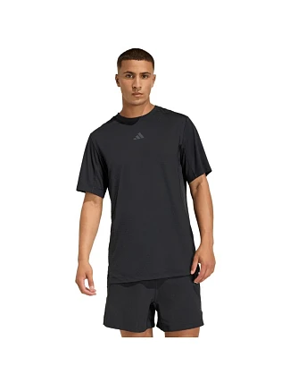Pánske tričko adidas D4T PrimeLift 3 Stripes, čierne, KE9937 Pánske tričko adidas D4T PrimeLift 3 Stripes, čierne, KE9937