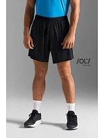 SOL'S Thunder Unisex športové šortky 25.4774 francúzska námornícka modrá