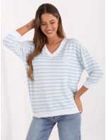 Blúzka RV BZ A791.53 bielo-modrá